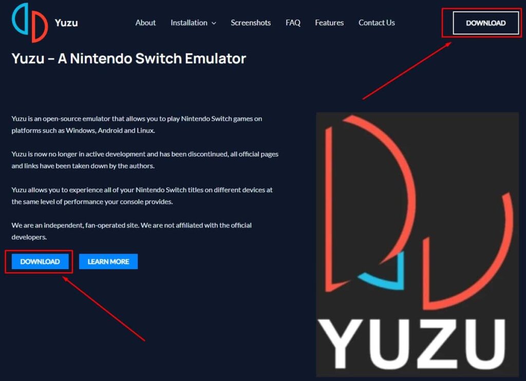 Installing Yuzu on a Windows PC